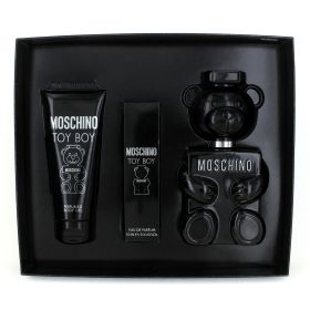 Moschino Toy Boy by Moschino, 3 Piece Gift Set for Men