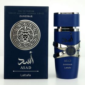 Asad Zanzibar by Lattafa, 3.4 oz EDP Spray for Men