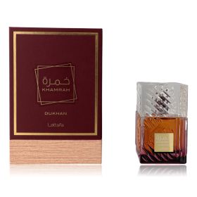 Lattafa Khamrah Dukhan by Lattafa, 3.4 oz EDP Spray for Unisex