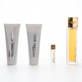 Michael Kors Sexy Amber by Michael Kors, 4 Piece Gift Set for Women