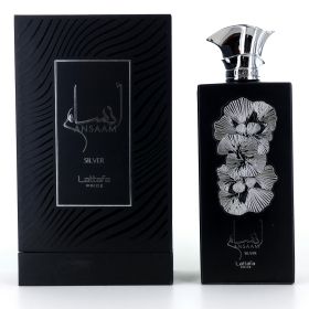 Ansaam Silver by Lattafa, 3.4 oz EDP Spray for Unisex
