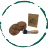 BeNat Natural Bronzer Loose Powder Set - Eco-Friendly Refillable Bamboo Case with 0.4oz Mineral Makeup for a Sun-Kissed Glow - Vegan & Sustainable Bea