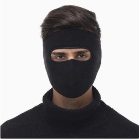 Autumn and winter dust masks breathable warm and cold (Option: Black Man)