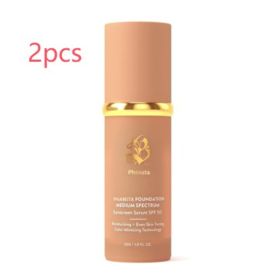 4-in-1 Bionic Color-changing Concealer Foundation Moisturizing Repair Foundation (Option: New 30g 2pcs)