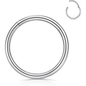 18g- Steel Hoop-silver-7-1 (Option: Default)