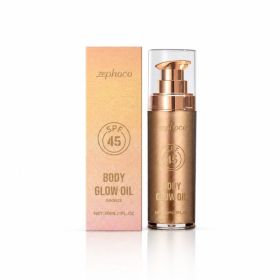 zephoco Bronze Shimmer Body Oil, 30 ml (Option: 30 ml)