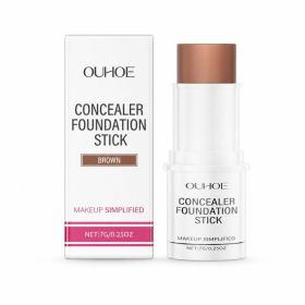 OUHOE Concealer Foundation Stick, Brown, 7 g (Option: 7 g)