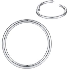 20g- Steel Hoop-silver-10-1 (Option: Default)