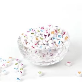 800 White + Color Letters And Numbers Love Heart Set (Option: Default)