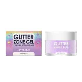 JAYSUING Neon Purple Glitter Gel, 30 g (Option: 30 g)