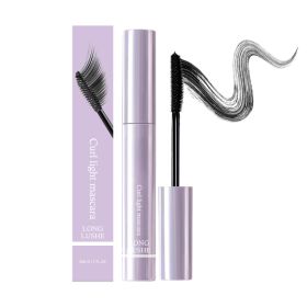 Curly Long Mascara (black) Daily Silky Color Development Easy To Use Natural Styling Curly Long Lashes (Option: Default)