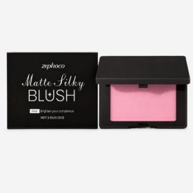 zephoco Matte Silky Blush, Pink, 3.5 g (Option: 3.5 g)