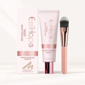 EELHOPE Brush-Applicator Concealer Foundation, Natural, 1 Piece (Option: 1 Piece)