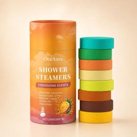 OCEAURA Eight-Piece Shower Aroma Tablet Set, 8 x 30 g Tablets (Option: 8 x 30 g Tablets)