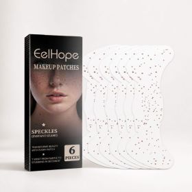 EELHOPE Water-Transfer Freckle Cosmetic Stickers, 6 Pieces (Option: 6 Pieces)